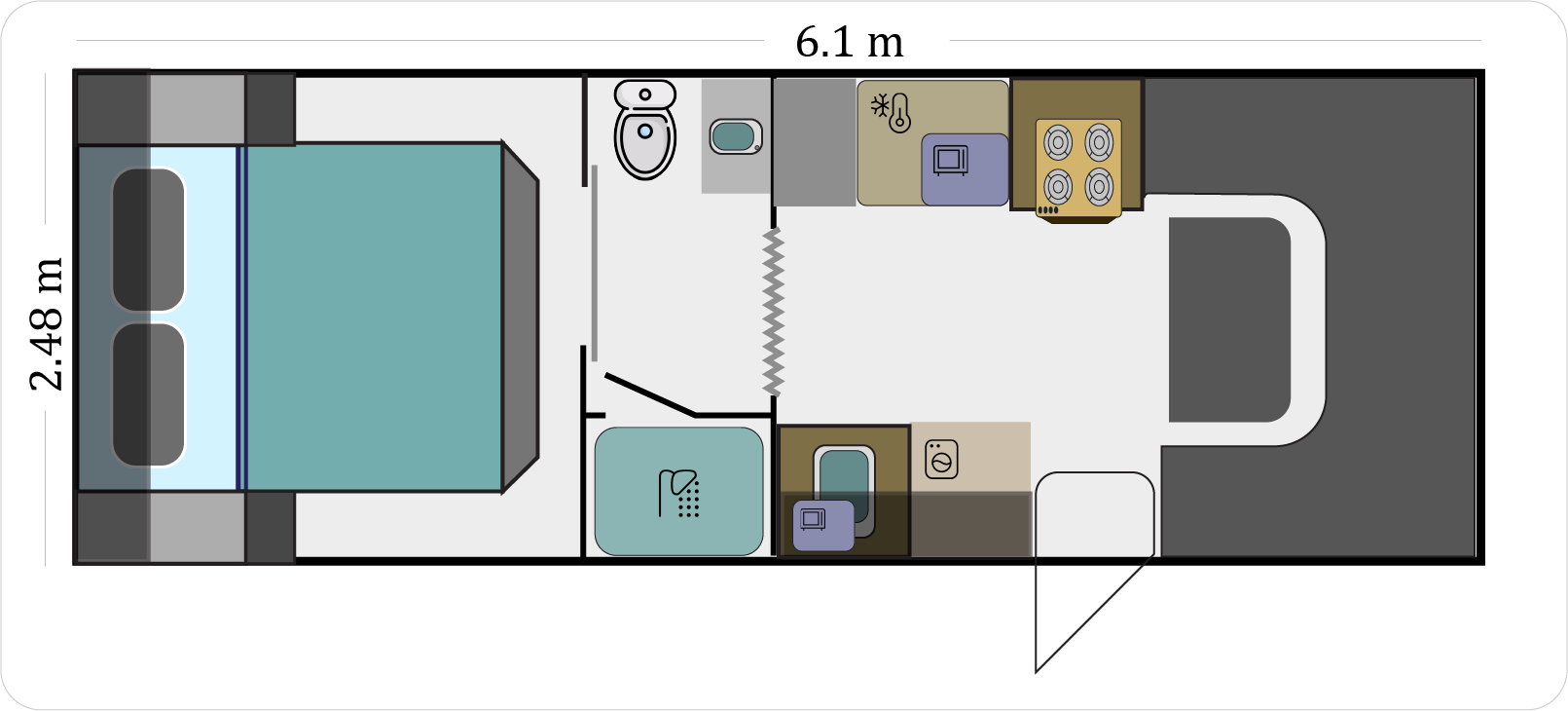 Compact Club floor plan